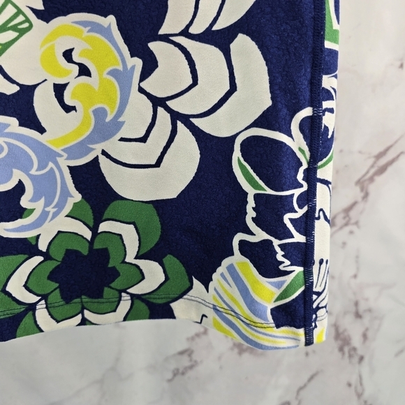 Title Nine Skirt Womens Small Blue White Stretch Mini Short Dream Lined Skort - Picture 4 of 11